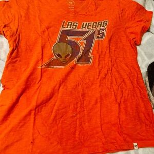 47 Brand Orange Las Vegas 51s Alien Tee